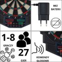 DART ELEKTRONICZNY Z ZASILACZEM I 4 LICZNIKAMI 49CM ENERO PRO Enero
