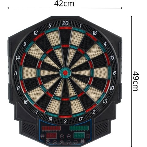 DART ELEKTRONICZNY Z ZASILACZEM I 4 LICZNIKAMI 49CM ENERO PRO Enero