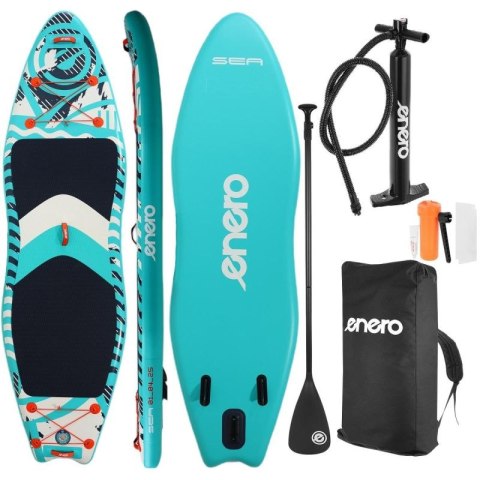 ZESTAW - DESKA SUP 140KG DMUCHANA ENERO 320x91x15CM SEA Enero