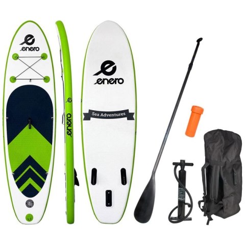 ZESTAW - DESKA SUP 80KG DMUCHANA ENERO 275x76x10CM Enero