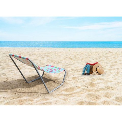 LEŻAK OGRODOWO - PLAŻOWY SKŁADANY I TORBA FRUIT MELON Enero Camp