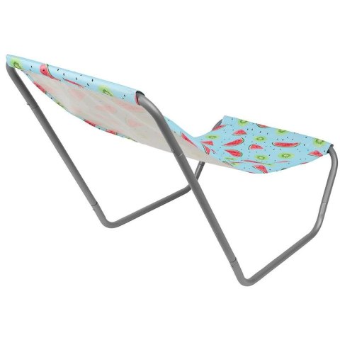 LEŻAK OGRODOWO - PLAŻOWY SKŁADANY I TORBA FRUIT MELON Enero Camp
