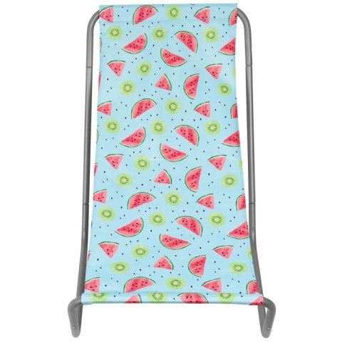 LEŻAK OGRODOWO - PLAŻOWY SKŁADANY I TORBA FRUIT MELON Enero Camp