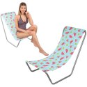 LEŻAK OGRODOWO - PLAŻOWY SKŁADANY I TORBA FRUIT MELON Enero Camp