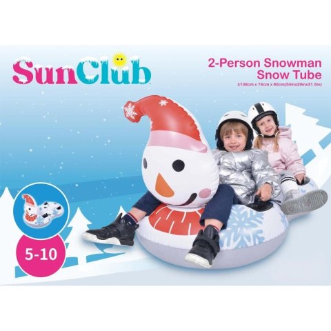 ŚLIZG SANKI DMUCHANE 2 OSOBOWE SNOWMAN 138x74x80CM Jilong