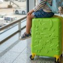 WALIZKA PODRÓŻNA KABINOWA 18 CALI PROWORLD KID - ZIELONY (DINO) ProWorld