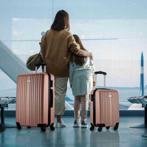 ZESTAW 2 WALIZEK 18 i 26 CALE SLAZENGER ROSE GOLD Slazenger