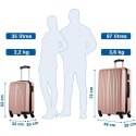 ZESTAW 2 WALIZEK 18 i 26 CALE SLAZENGER ROSE GOLD Slazenger