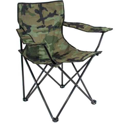 KRZESŁO TURYSTYCZNE SKŁADANE 50X50X80CM CAMUFLAGE ENERO CAMP Enero