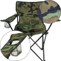 KRZESŁO TURYSTYCZNE SKŁADANE 50X50X80CM CAMUFLAGE ENERO CAMP Enero