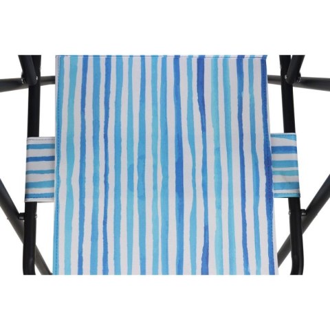 KRZESŁO TURYSTYCZNE Z PODŁOKIETNIKAMI 52x44x75CM SKŁADANE BLUE LINES Enero Camp