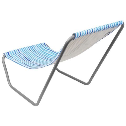 LEŻAK OGRODOWO - PLAŻOWY SKŁADANY I TORBA BLUE LINES Enero Camp