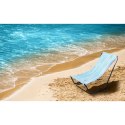LEŻAK OGRODOWO - PLAŻOWY SKŁADANY I TORBA BLUE LINES Enero Camp