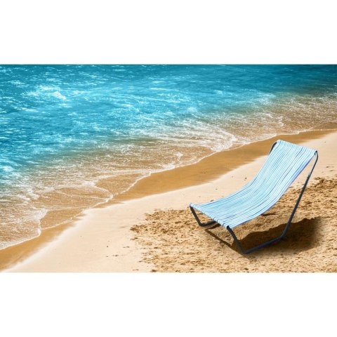 LEŻAK OGRODOWO - PLAŻOWY SKŁADANY I TORBA BLUE LINES Enero Camp