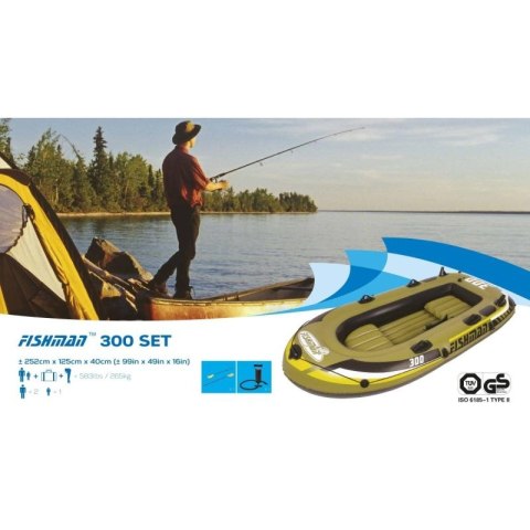 PONTON FISHMAN 300 SET 252x125x26CM 07208-1 Jilong