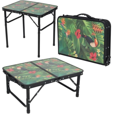 STOLIK TURYSTYCZNY SKŁADANY KEMPINGOWY 60X45X25/56CM FLOWER Enero Camp