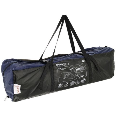 NAMIOT 4 OSOBOWY COOL CZARNO-NIEBIESKI ENERO CAMP Enero