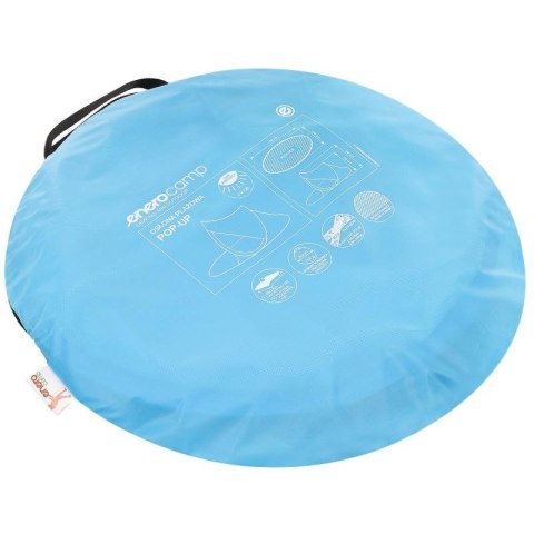 NAMIOT PARAWAN PLAŻOWY SAMOROZKŁADAJĄCY 190X120X90/70CM NIEBIESKI POP-UP Enero Camp