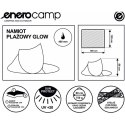 NAMIOT PARAWAN PLAŻOWY SAMOROZKŁADAJĄCY 190X120X90/70CM NIEBIESKI POP-UP Enero Camp