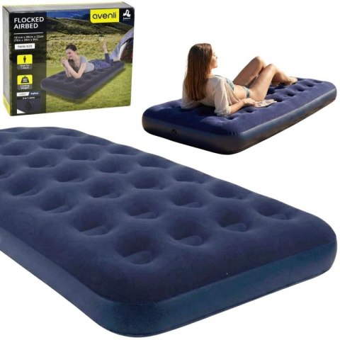 MATERAC FLOKOWANY 1-OSOBOWY 191x99x22CM 20334 Jilong