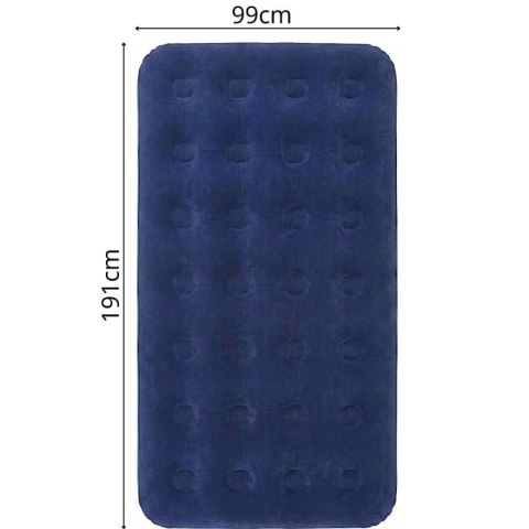 MATERAC FLOKOWANY 1-OSOBOWY 191x99x22CM 20334 Jilong
