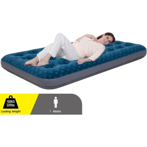 MATERAC FLOKOWANY 1-OSOBOWY Z NADRUKIEM 3D 191x73x22CM 24501 Jilong