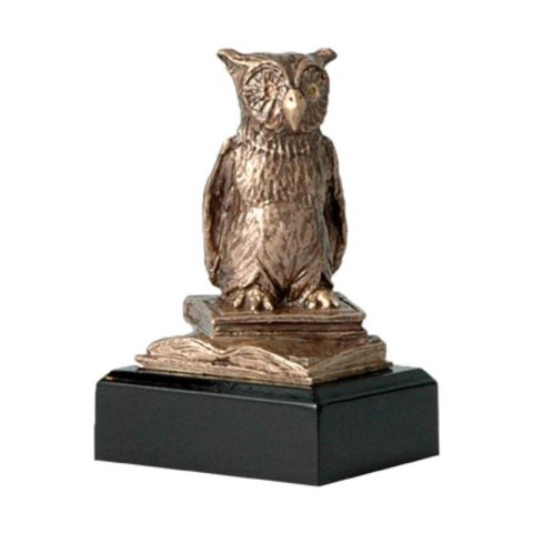 Figurka odlewana szkoła - sowa - nauka RTY630/BR Tryumf