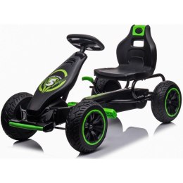 GOKART AUTO NA PEDAŁY ENERO 18 CZARNO ZIELONY Enero