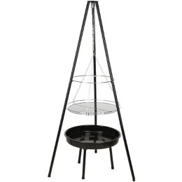 GRILL OGRODOWY WISZĄCY NA TRÓJNOGU 52CM BBQ LINE