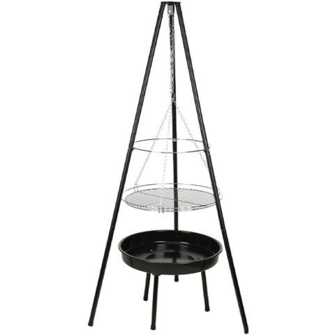 GRILL OGRODOWY WISZĄCY NA TRÓJNOGU 52CM BBQ LINE