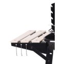 GRILL OGRODOWY WÓZEK 83x45,5x86,5CM CZARNY BBQ LINE