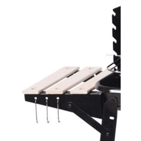 GRILL OGRODOWY WÓZEK 83x45,5x86,5CM CZARNY BBQ LINE