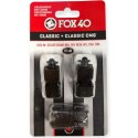 GWIZDEK FOX 40 CLASSIC I CLASSIC CMG CZARNY ZE SZNUREKIEM 2 PACK FOX40