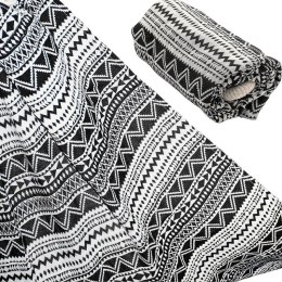 HAMAK OGRODOWY 1 OSOBOWY 200x100CM ETNO Z POKROWCEM 1063980 SASKA GARDEN