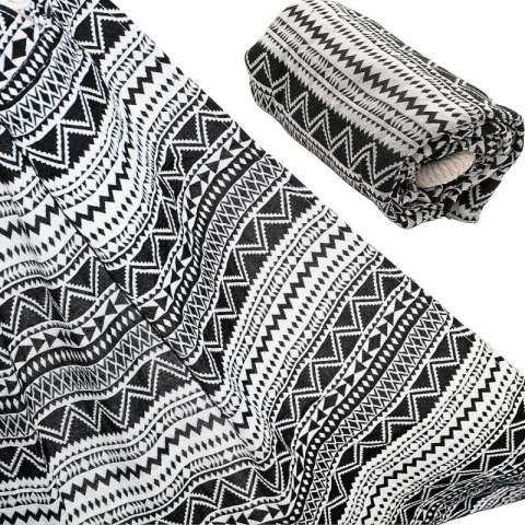 HAMAK OGRODOWY 1 OSOBOWY 200x100CM ETNO Z POKROWCEM 1063980 SASKA GARDEN