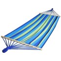 HAMAK OGRODOWY 1 OSOBOWY 200X100CM Z DRĄŻKIEM 1006048 SASKA GARDEN