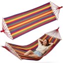 HAMAK OGRODOWY 1 OSOBOWY 200X80CM Z DRĄŻKIEM 1064048 SASKA GARDEN