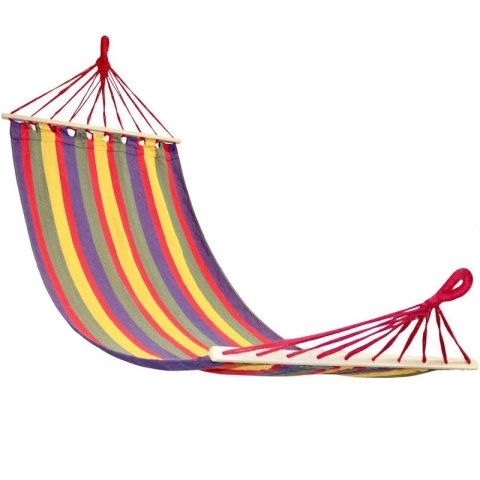 HAMAK OGRODOWY 1 OSOBOWY 200X80CM Z DRĄŻKIEM 1064048 SASKA GARDEN