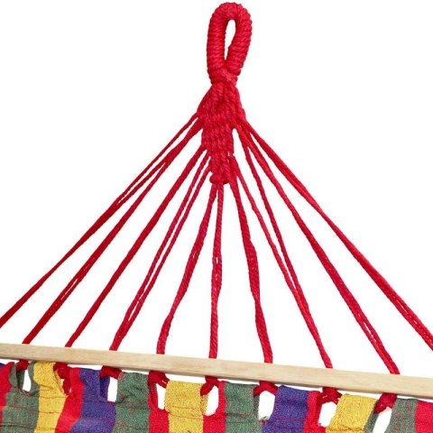 HAMAK OGRODOWY 1 OSOBOWY 200X80CM Z DRĄŻKIEM 1064048 SASKA GARDEN