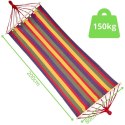 HAMAK OGRODOWY 1 OSOBOWY 200X80CM Z DRĄŻKIEM 1064048 SASKA GARDEN