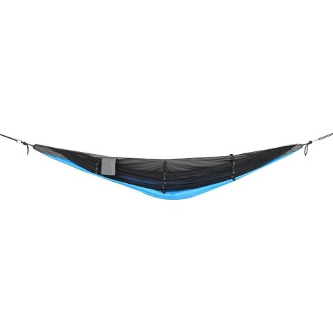 HAMAK TURYSTYCZNY 2 OSOBOWY 270X140CM Z MOSKITIERĄ NIEBIESKI Enero Camp