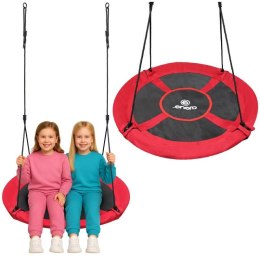 HUŚTAWKA OGRODOWA BOCIANIE GNIAZDO 110CM XXXL CZERWONA Enero
