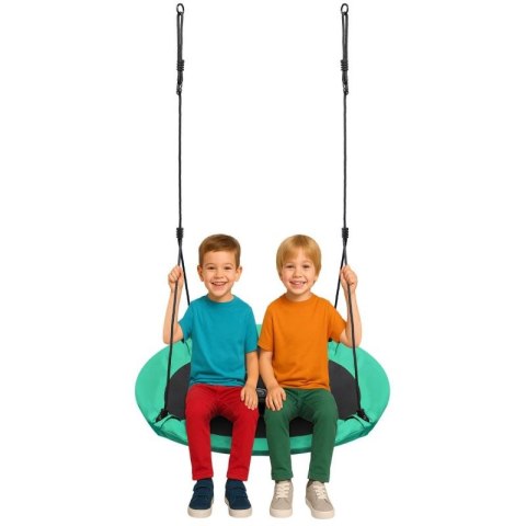 HUŚTAWKA OGRODOWA BOCIANIE GNIAZDO 110CM XXXL ZIELONA Enero