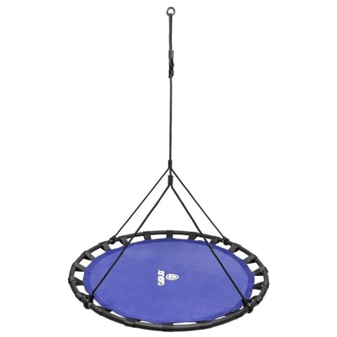 HUŚTAWKA OGRODOWA BOCIANIE GNIAZDO 120CM NIEBIESKA Enero