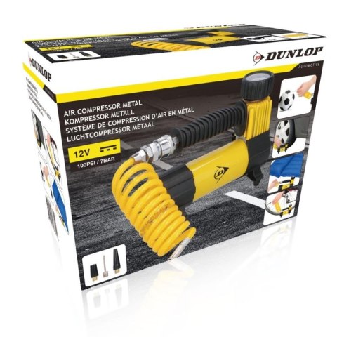 POMPKA KOMPRESOR TURYSTYCZNY DUNLOP 12V DC 100psi Dunlop