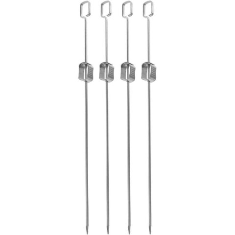 SZPIKULEC DO SZASZŁYKÓW 4SZT DŁ. 40,5CM STAL NIERDZEWNA BBQ LINE