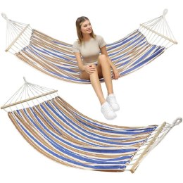 HAMAK OGRODOWY 2 OSOBOWY 200X150CM Z DRĄŻKIEM 1052717 Enero Camp