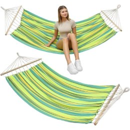 HAMAK OGRODOWY 2 OSOBOWY 200X150CM Z DRĄŻKIEM 1052724 Enero Camp