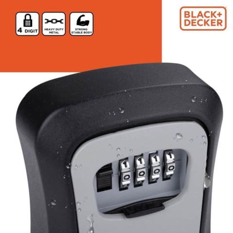 SKRZYNKA SEJF NA KLUCZE NA SZYFR 4 CYFRY BLACK + DECKER BLACK + DECKER