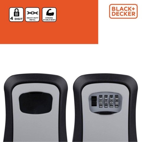 SKRZYNKA SEJF NA KLUCZE NA SZYFR 4 CYFRY BLACK + DECKER BLACK + DECKER